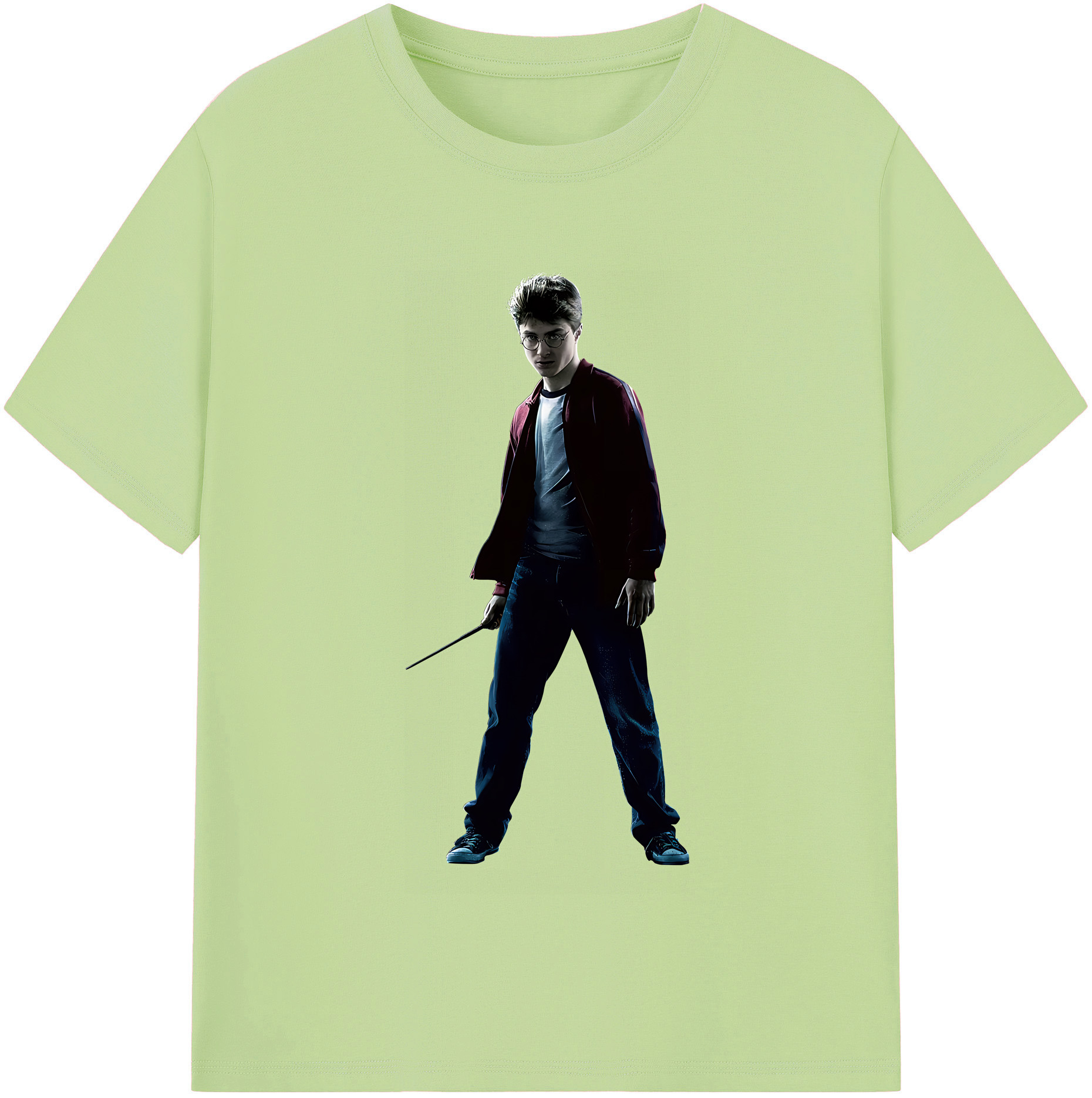 （画像用） Harry Potter ハリー・ポッターシリーズ 綿100％半袖Tシャツ（フロントプリント）